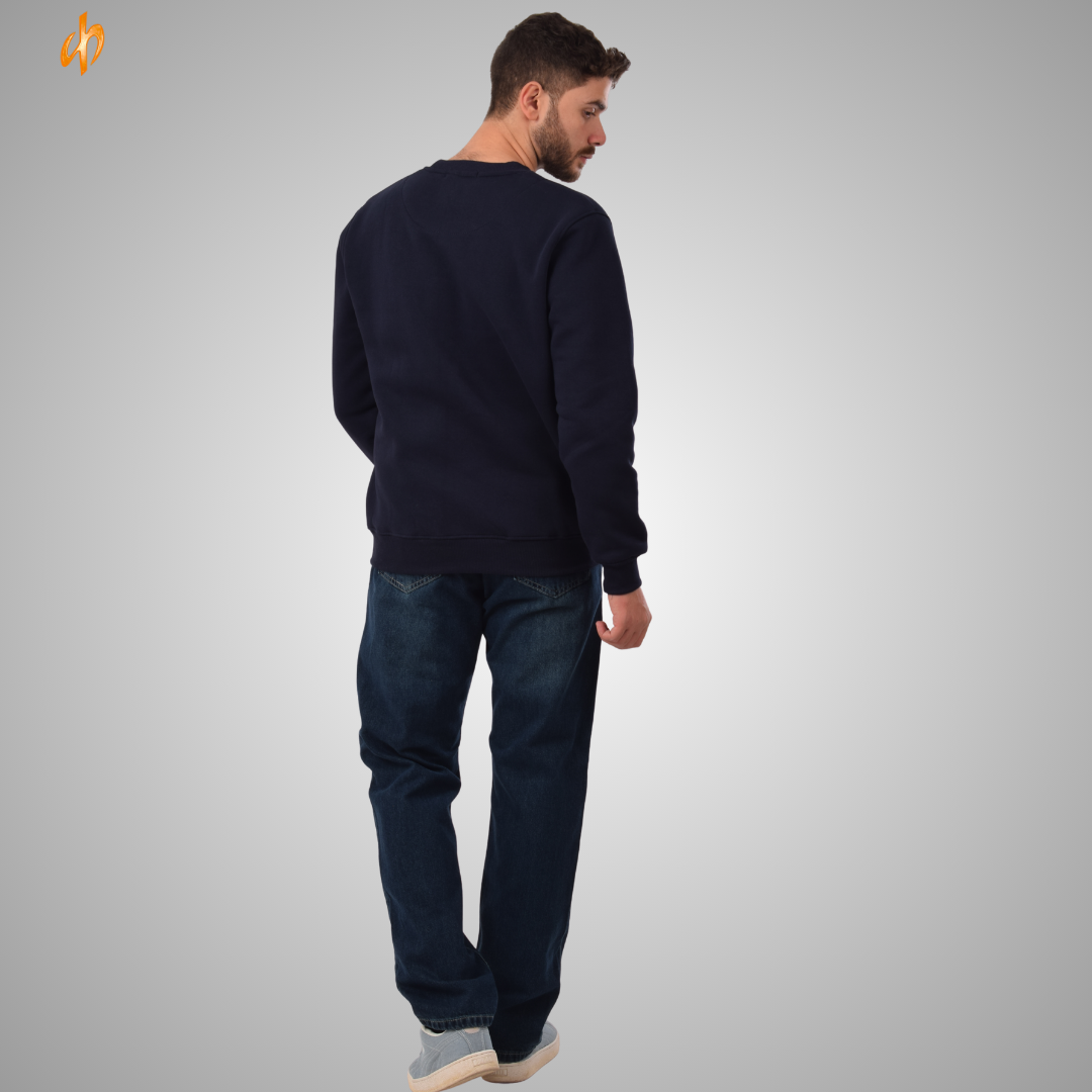 Sweatshirt Round Navy