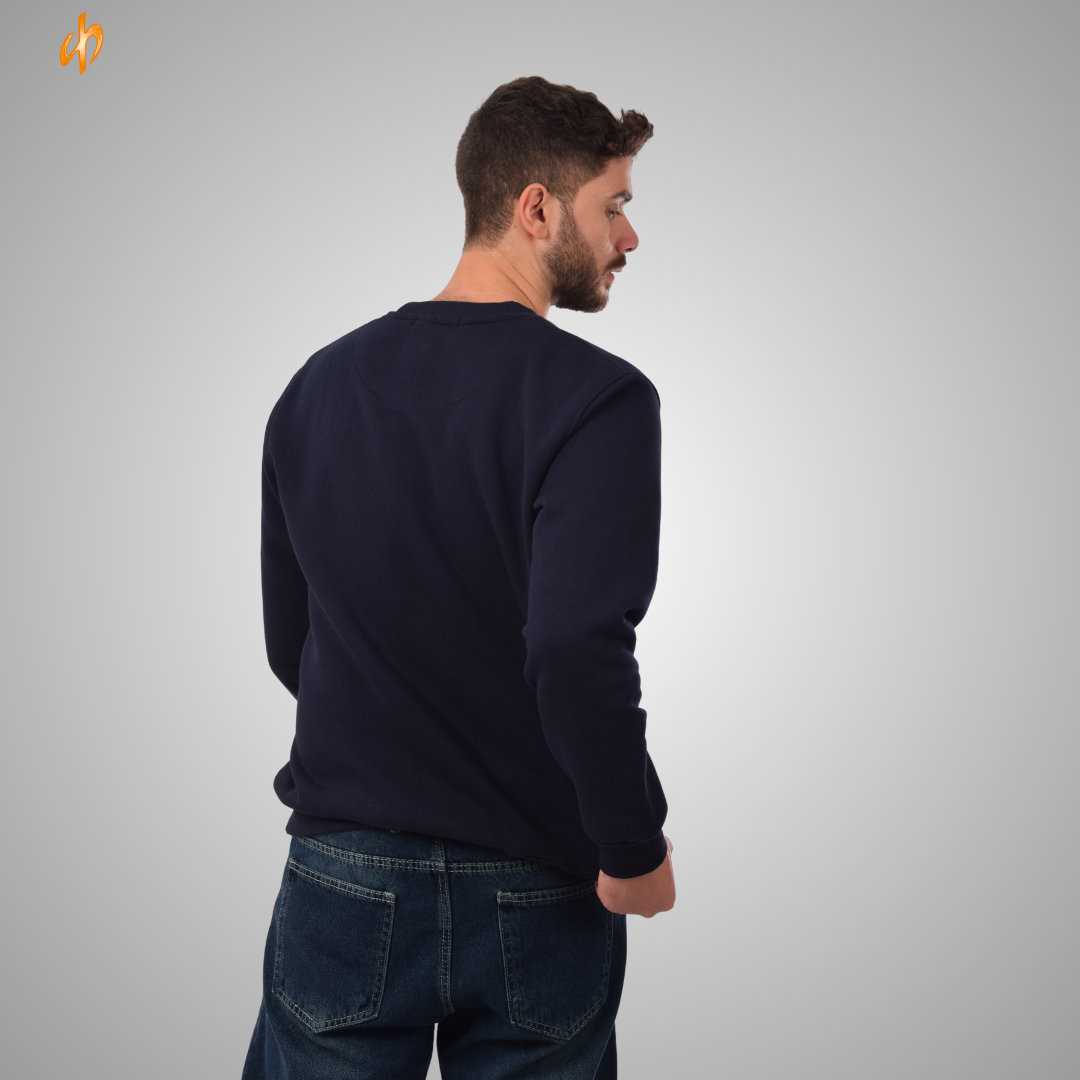 Sweatshirt Round Navy