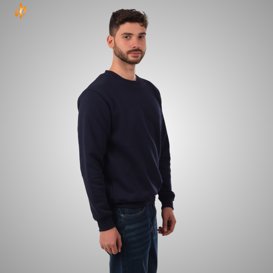 Sweatshirt Round Navy