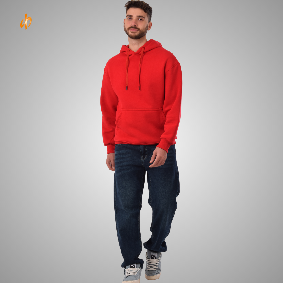 Sweatshirt Hoodie Red