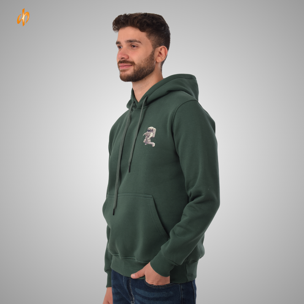 Sweatshirt Hoodie Olive Be Free