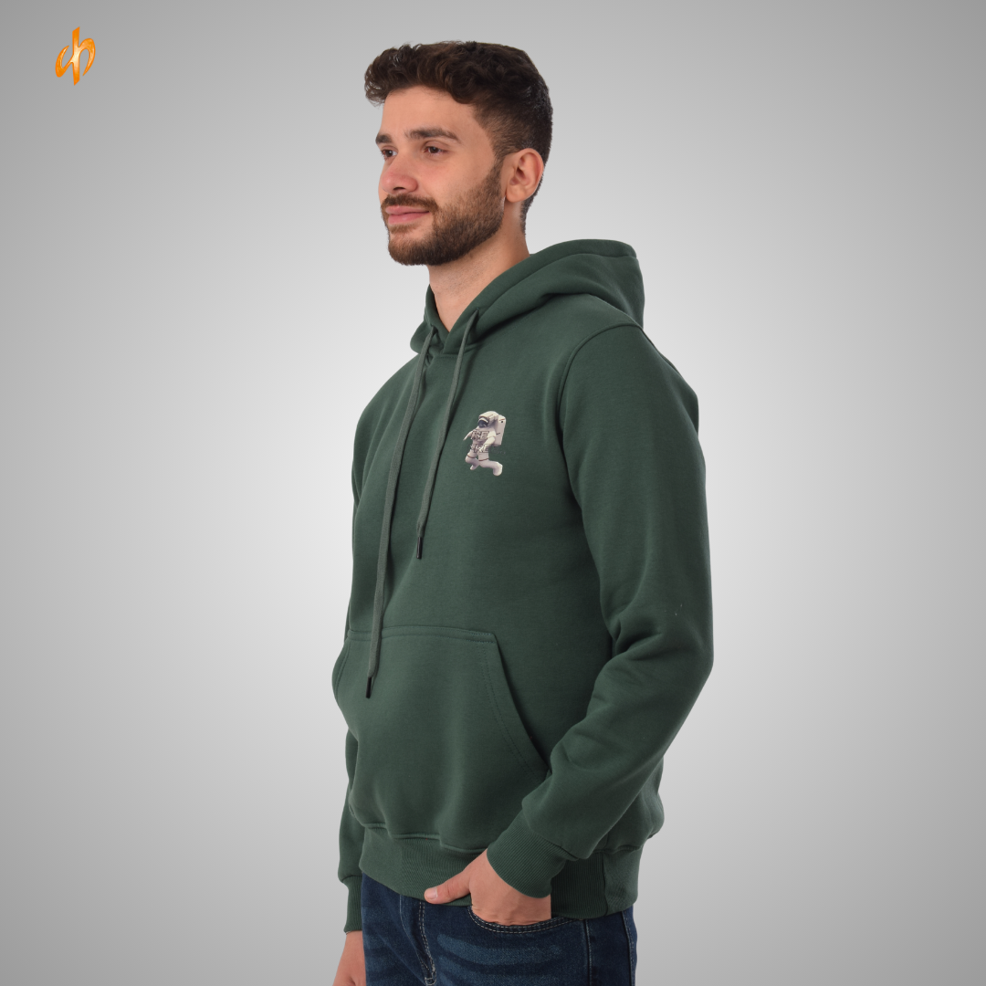 Sweatshirt Hoodie Olive Be Free