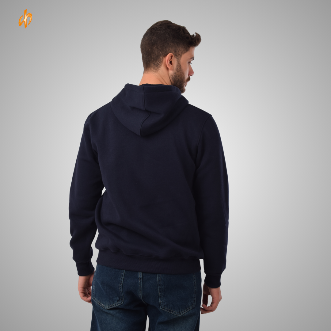 Sweatshirt Zip-Up Hoodie Navy