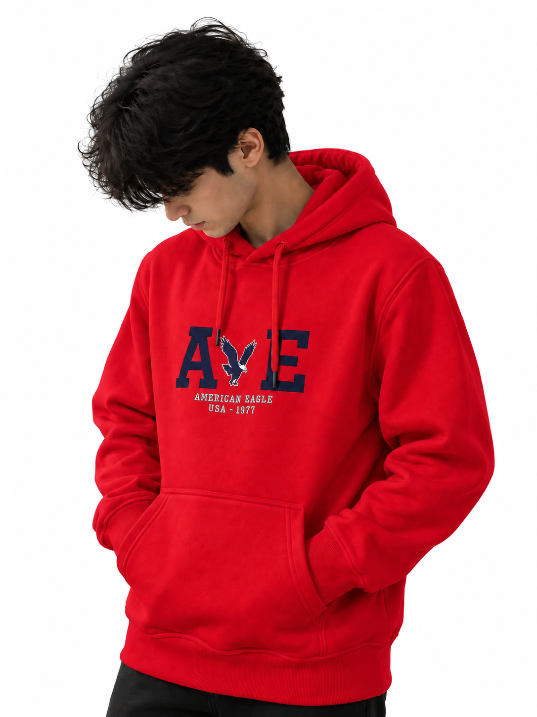Sweatshirt Hoodie Red AG