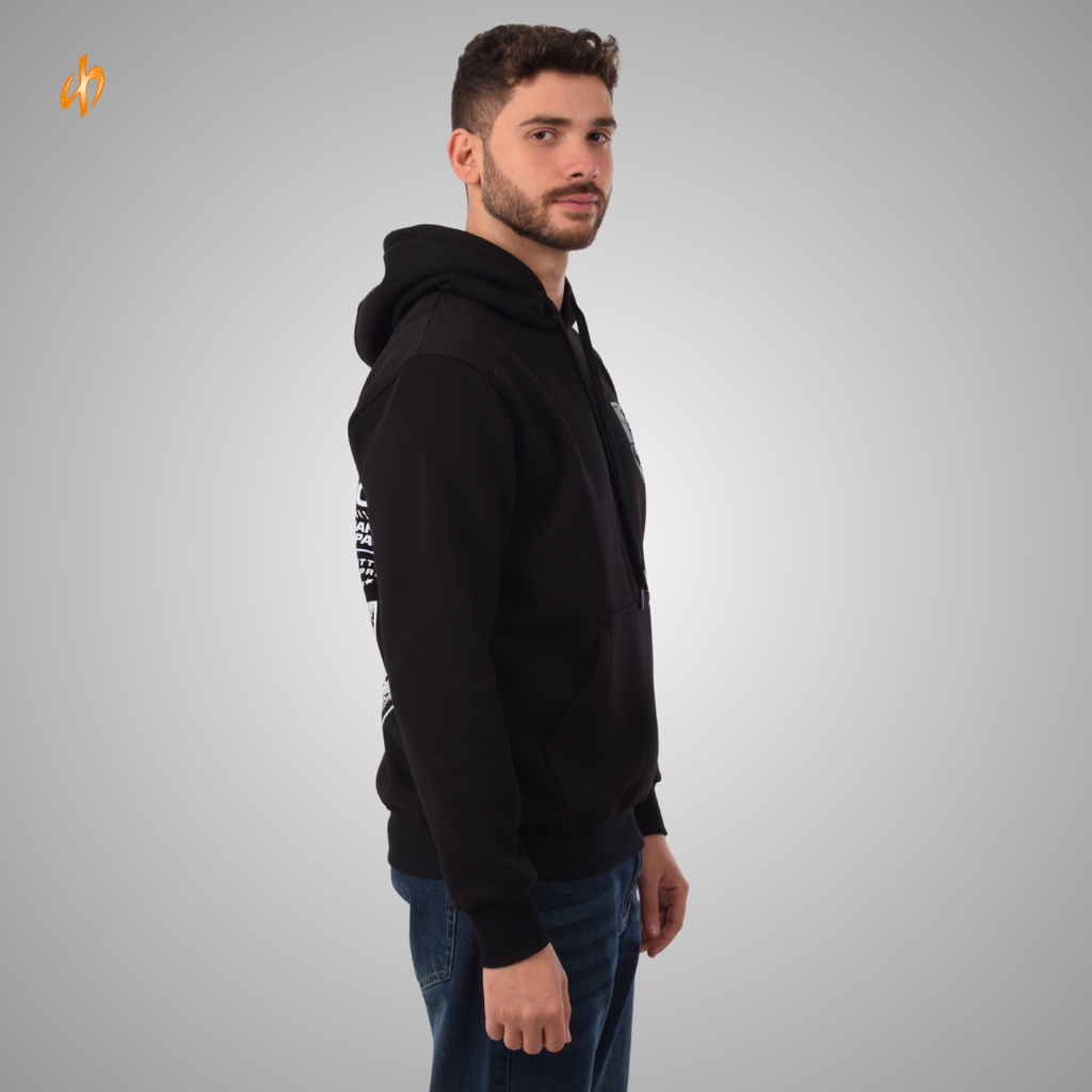 Sweatshirt Hoodie Black Astronaut