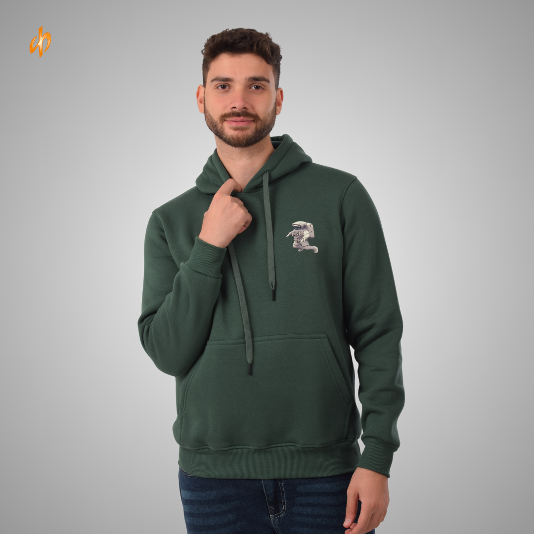 Sweatshirt Hoodie Olive Be Free