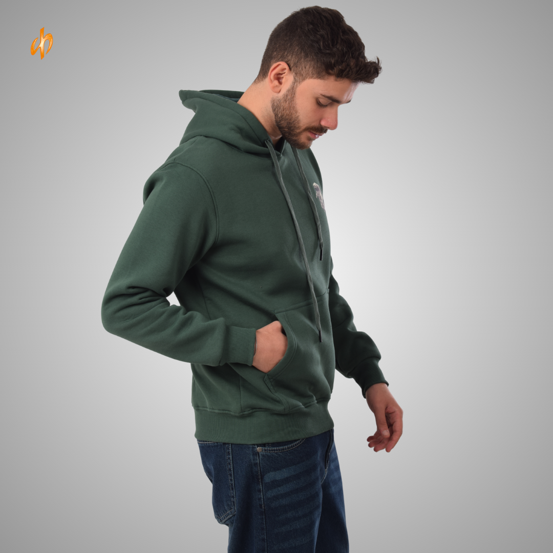 Sweatshirt Hoodie Olive Be Free