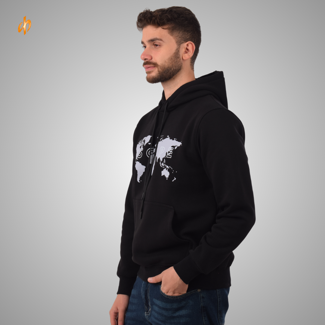 Sweatshirt Hoodie Black Escape