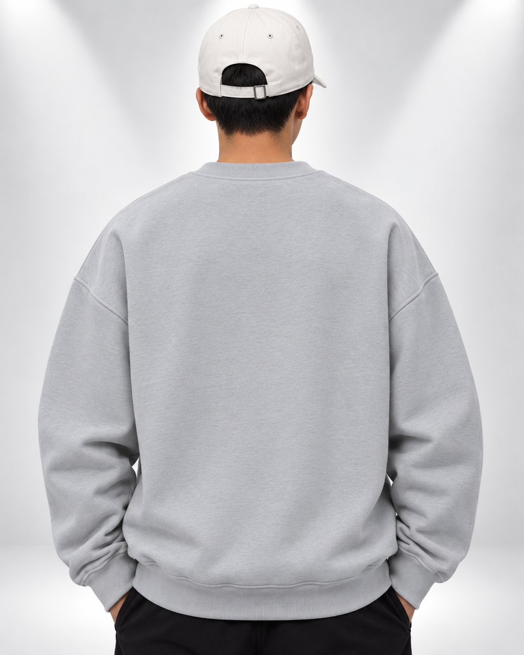 Sweatshirt Round Oversize Grey Toxic