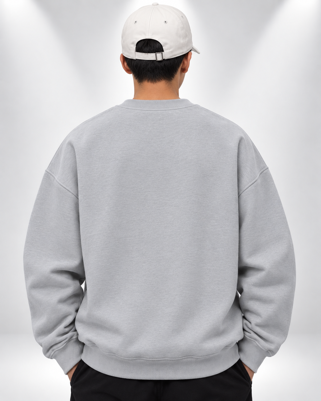 Sweatshirt Round Oversize Grey Toxic