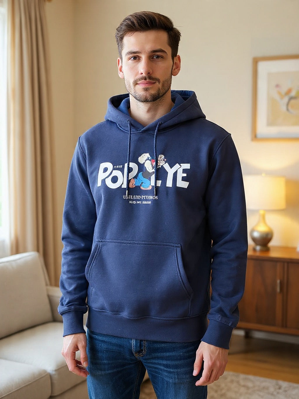 Sweatshirt Hoodie navy POPEYE