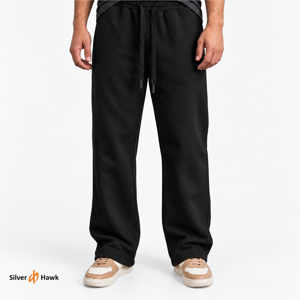 Pants Wide Leg Black