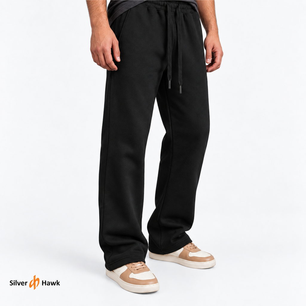 Pants Wide Leg Black