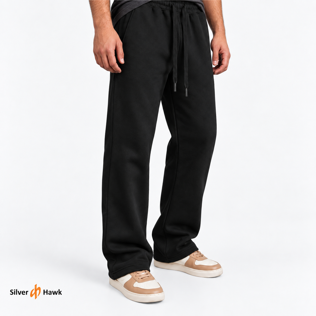 Pants Wide Leg Black