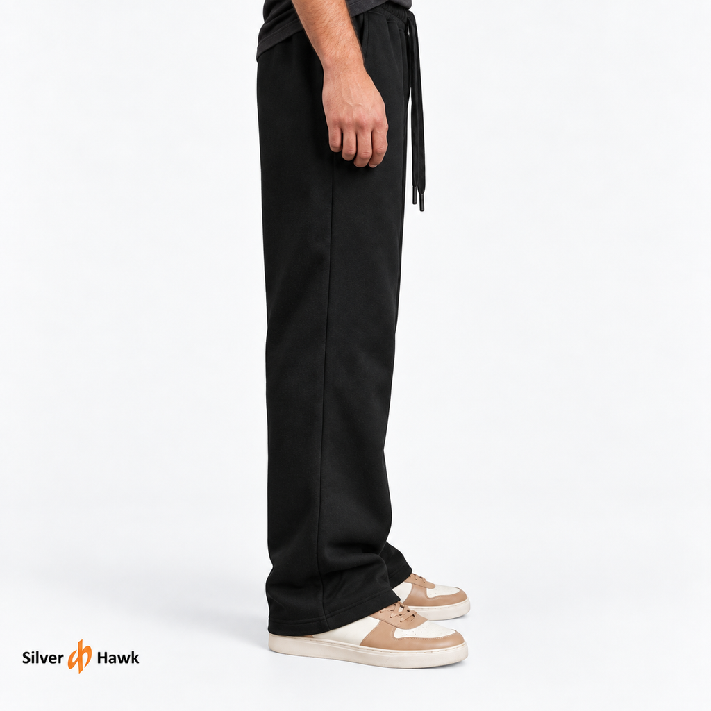 Pants Wide Leg Black