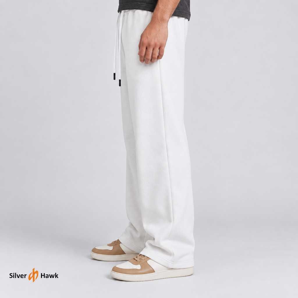 Pants Wide Leg White