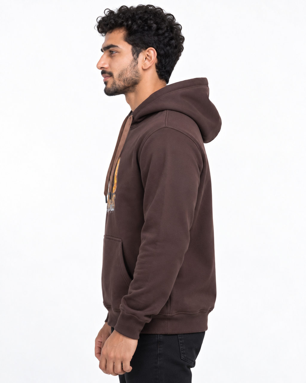 Sweatshirt Hoodie Brown Bad