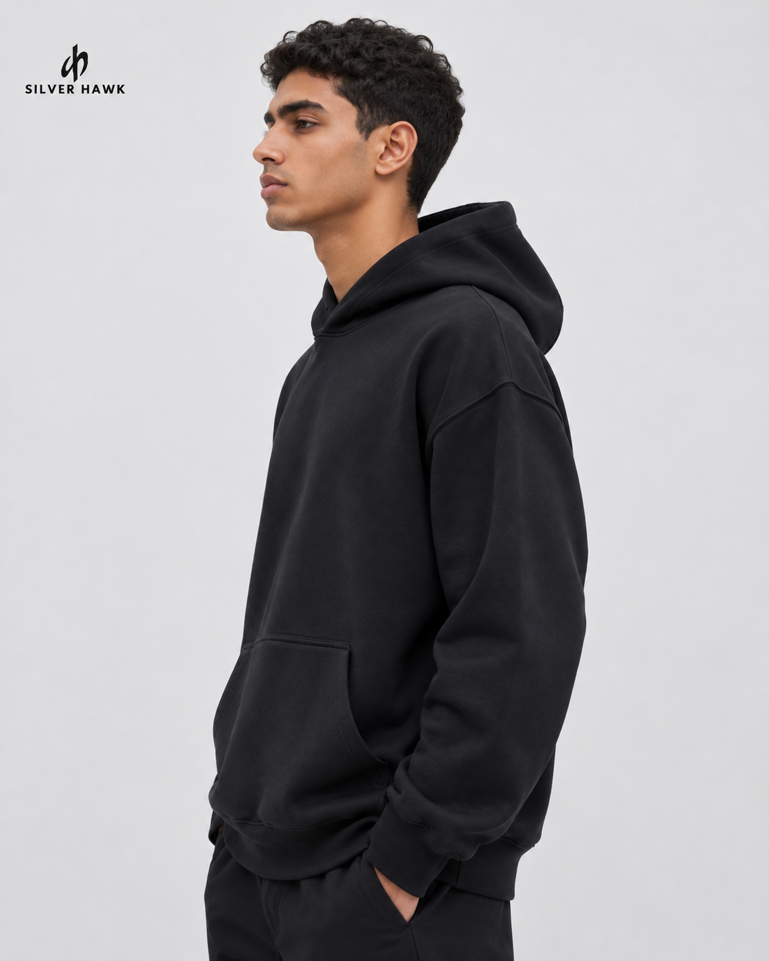 Sweatshirt Hoodie Oversize Black