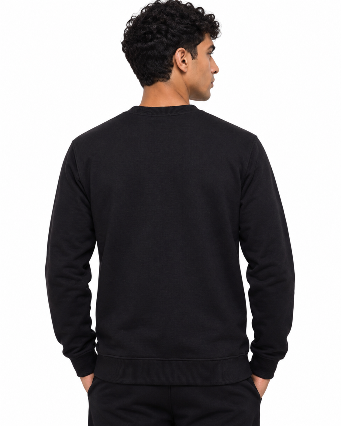 Sweatshirt Round Black Creative