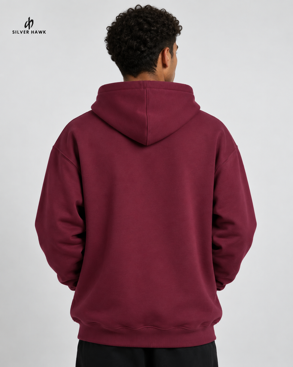 Sweatshirt Hoodie Oversize Burgundy