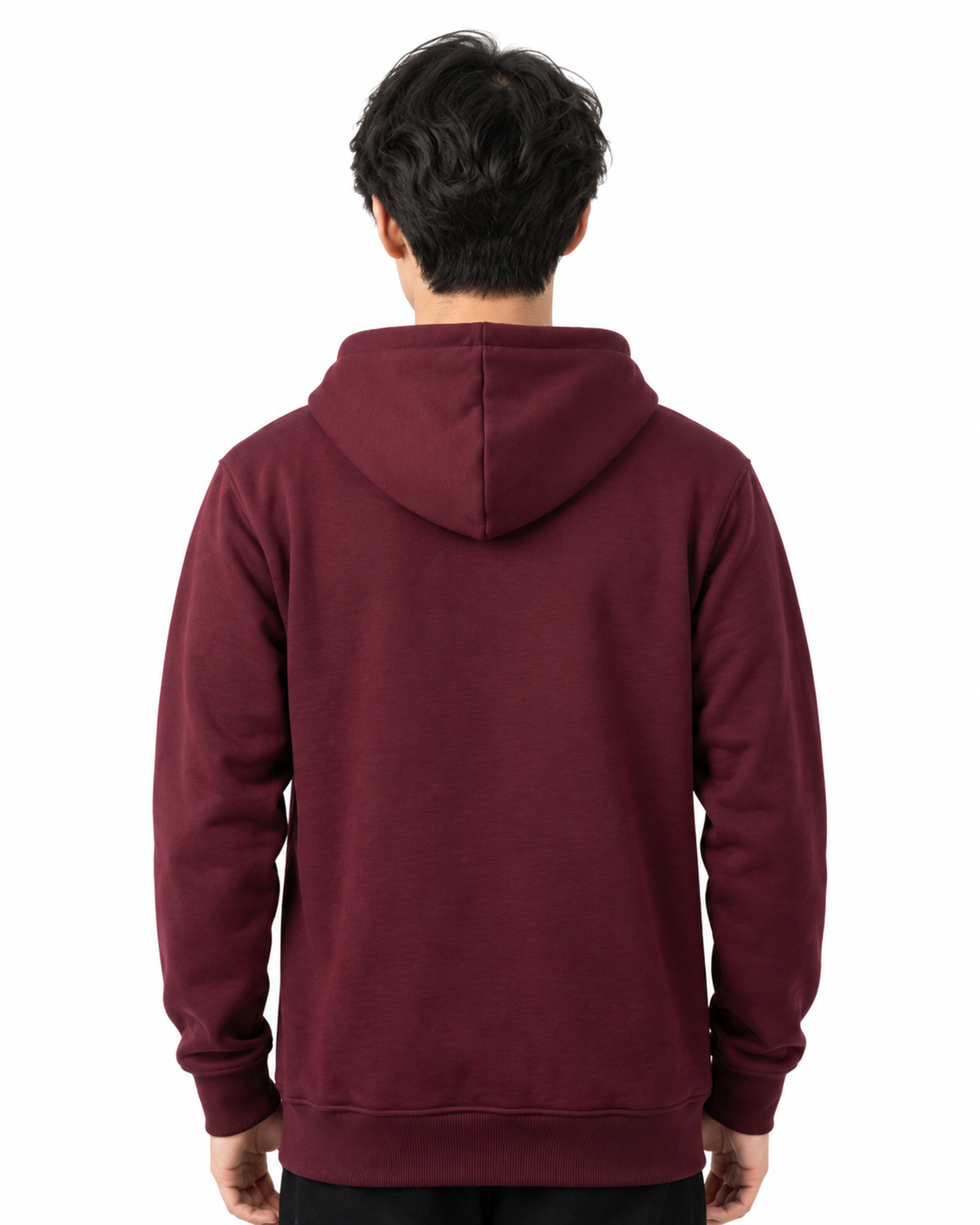 Sweatshirt Hoodie Burgundy Silver Hawk