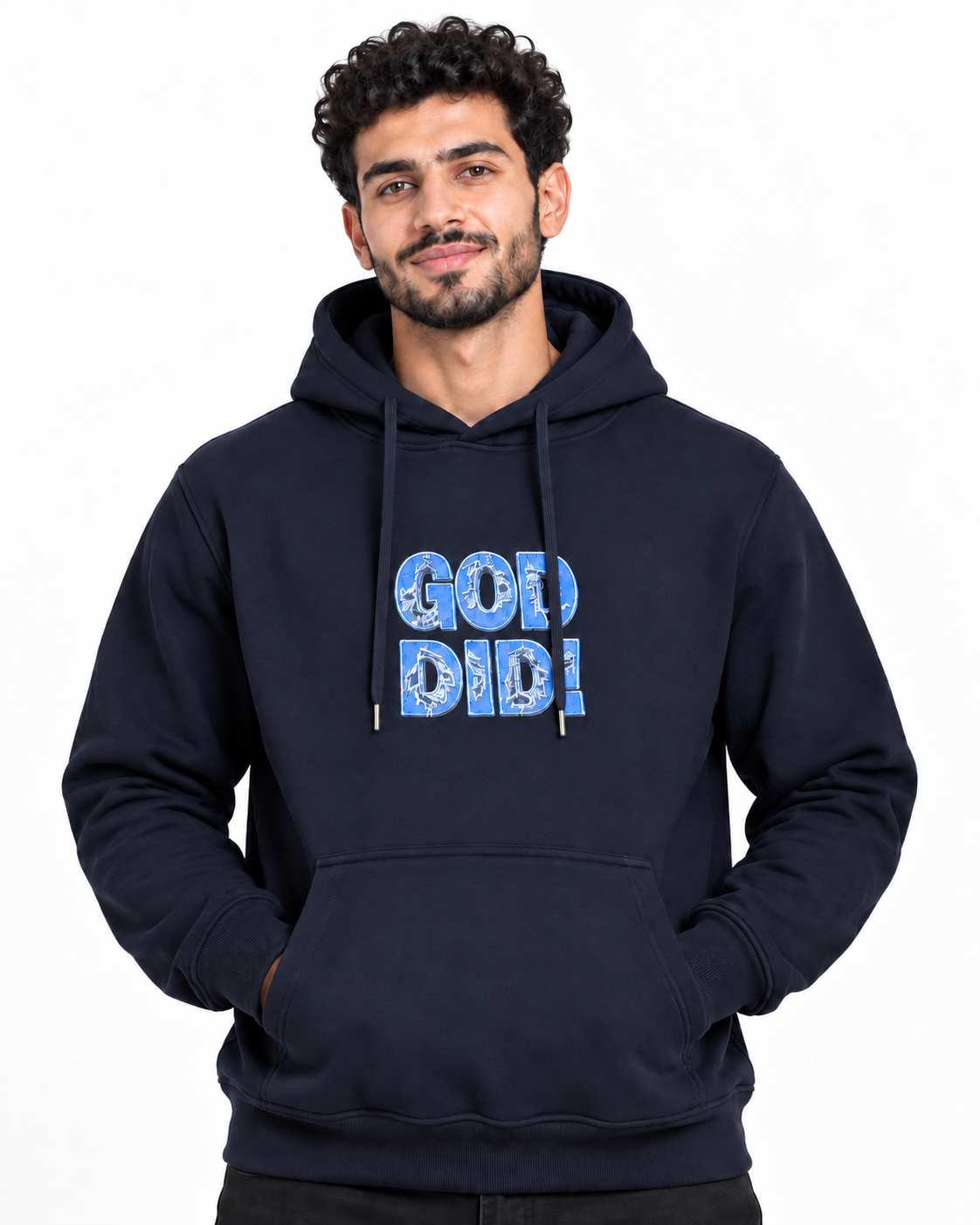 Sweatshirt Hoodie Navy Good Did
