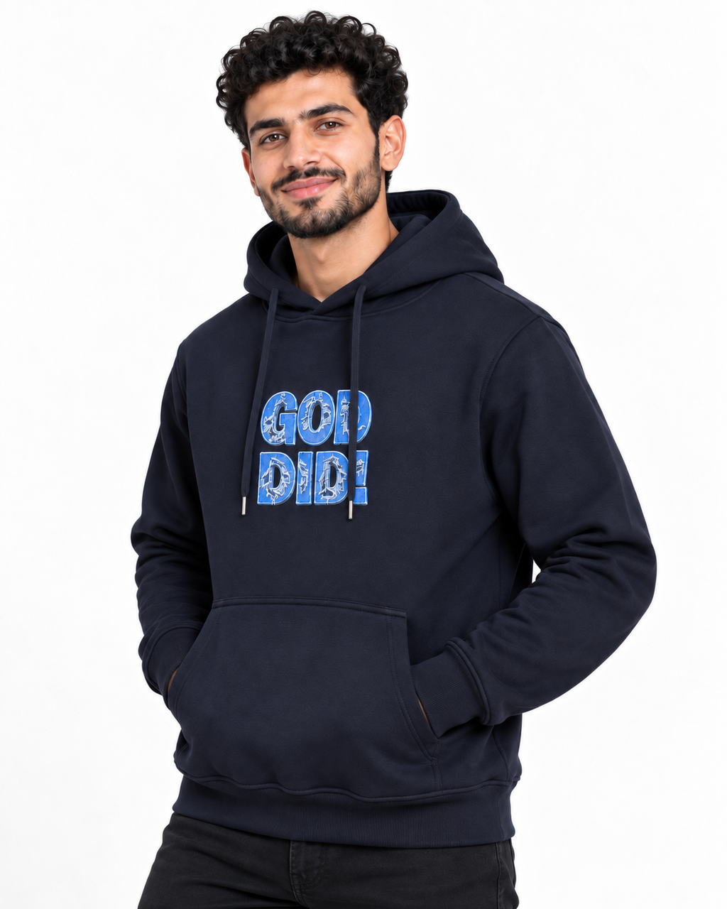 Sweatshirt Hoodie Navy Good Did