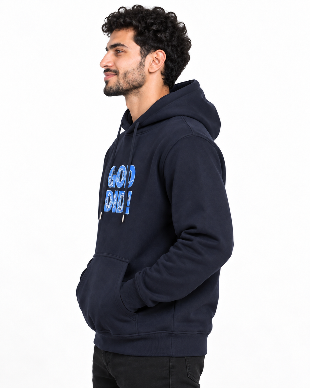 Sweatshirt Hoodie Navy Good Did