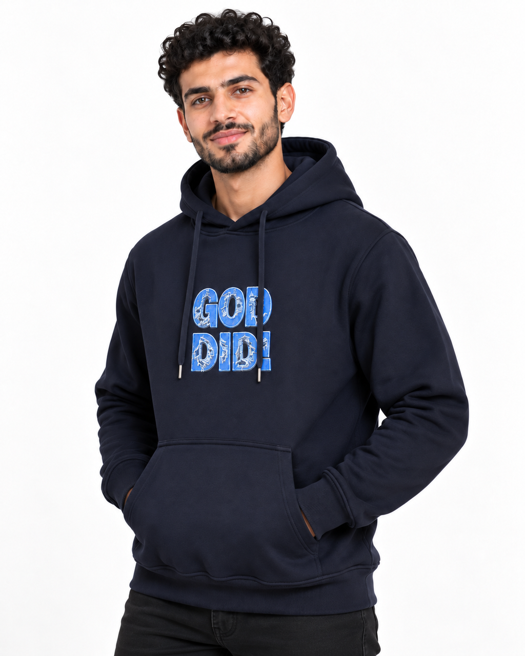Sweatshirt Hoodie Navy Good Did