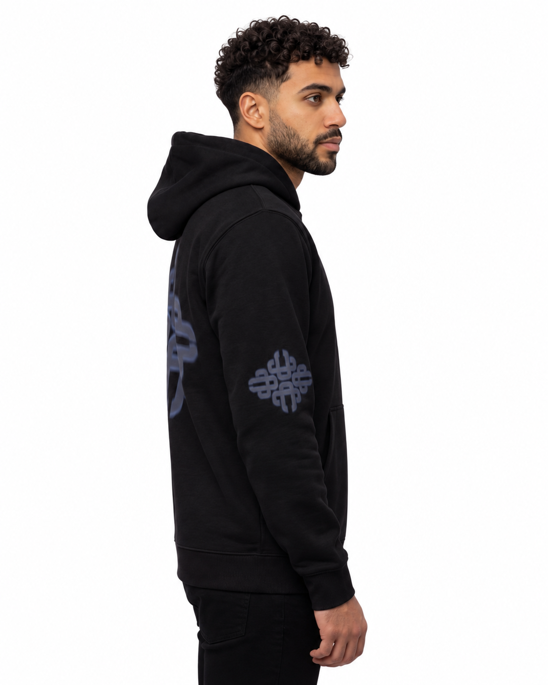Sweatshirt Hoodie Black Infinite