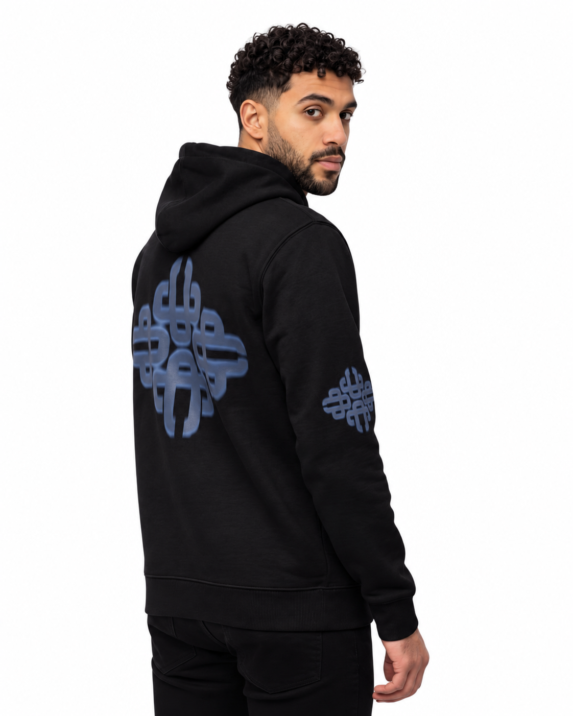 Sweatshirt Hoodie Black Infinite