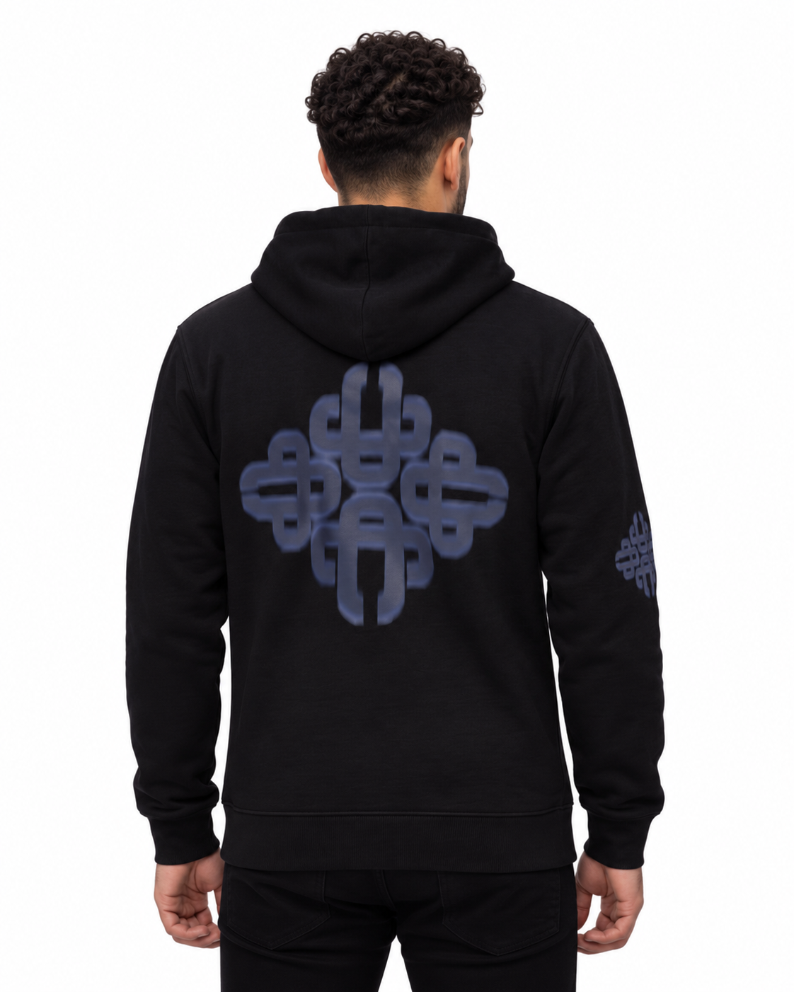 Sweatshirt Hoodie Black Infinite