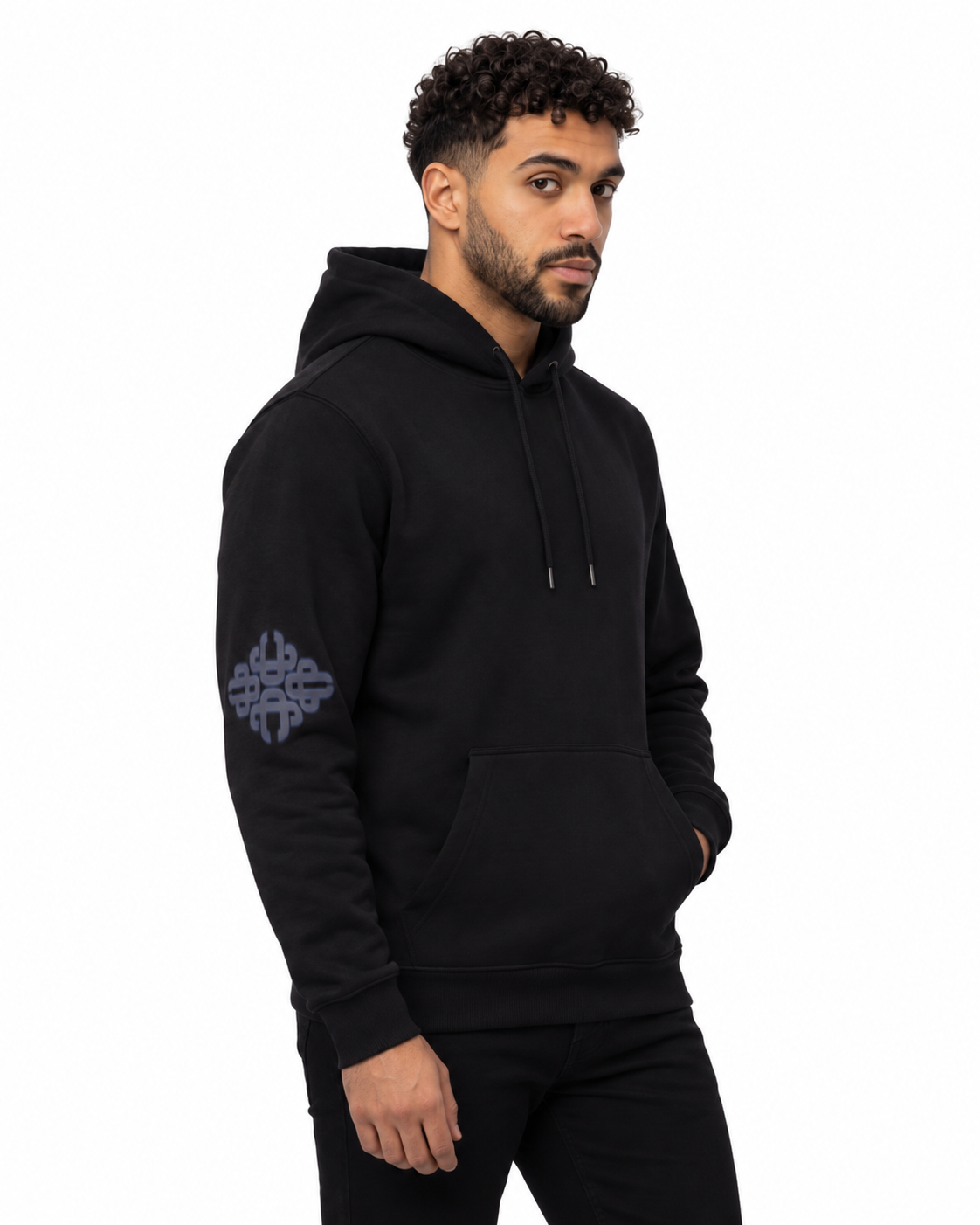 Sweatshirt Hoodie Black Infinite