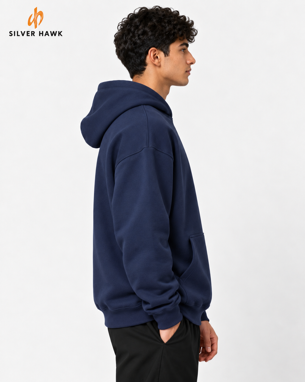 Sweatshirt Hoodie Oversize Navy