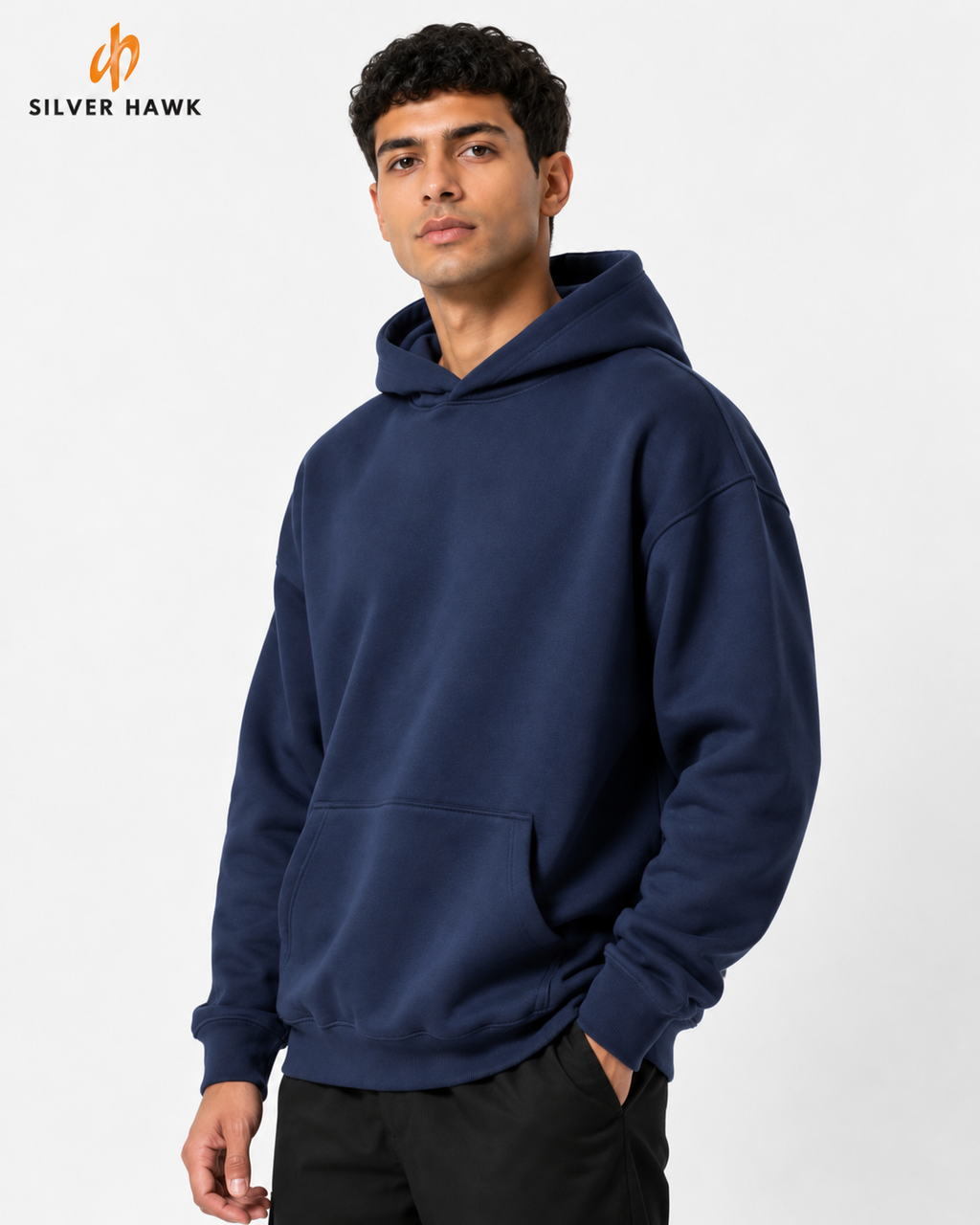 Sweatshirt Hoodie Oversize Navy