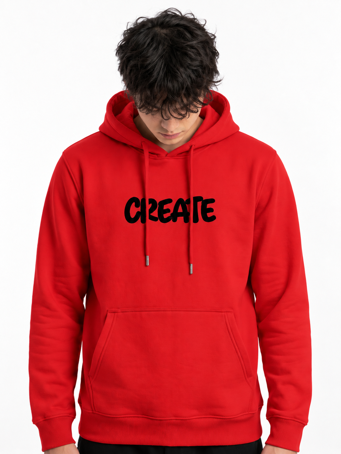 Sweatshirt Hoodie Red Create