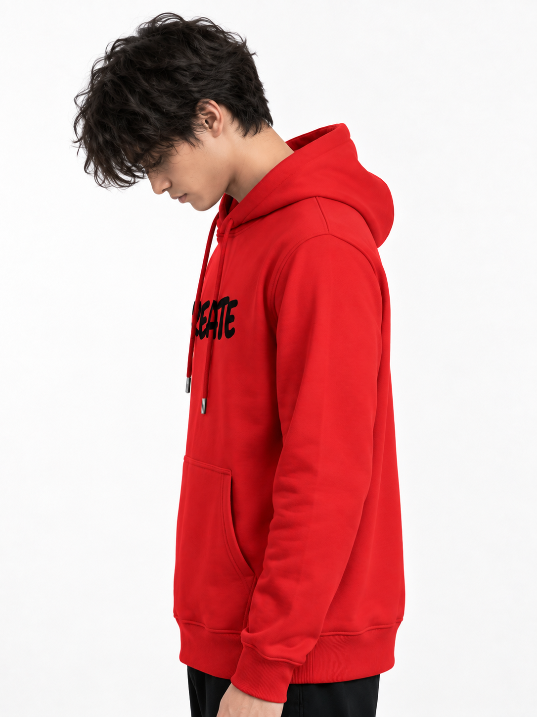 Sweatshirt Hoodie Red Create