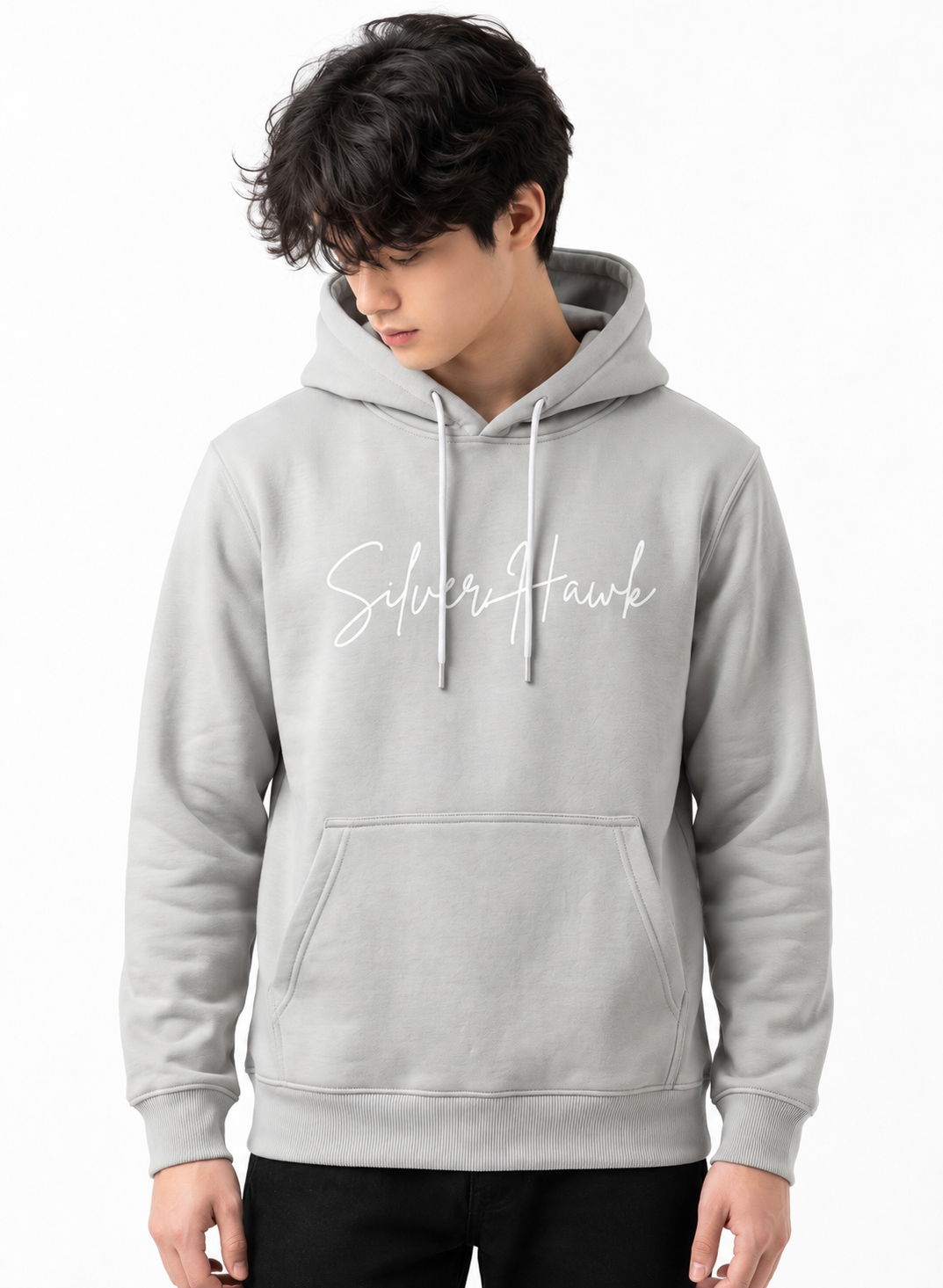 Sweatshirt Hoodie Silver Silver Hawk
