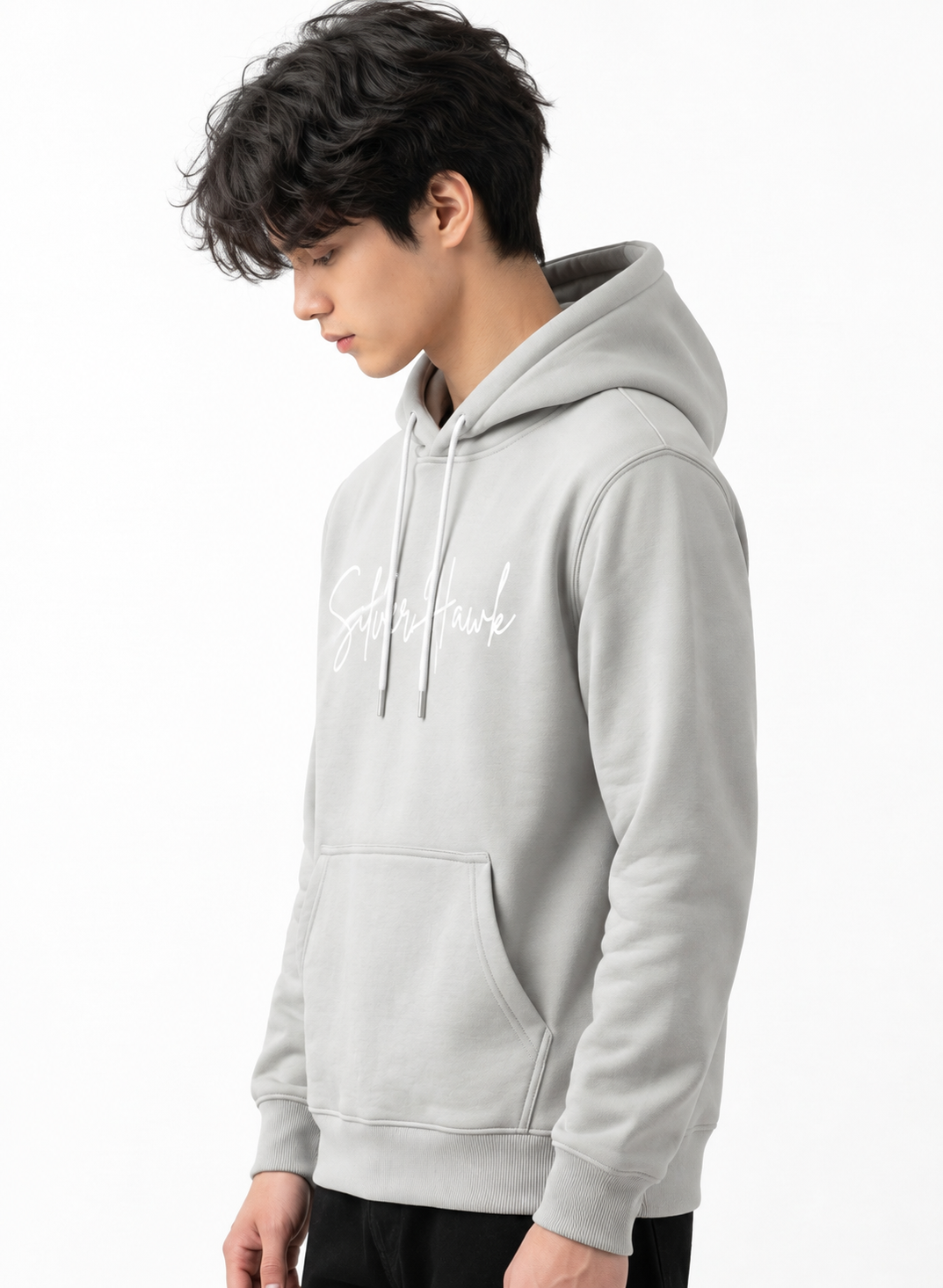 Sweatshirt Hoodie Silver Silver Hawk
