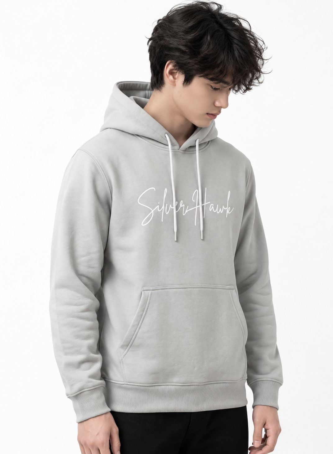 Sweatshirt Hoodie Silver Silver Hawk