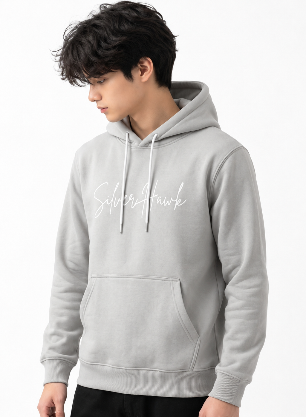 Sweatshirt Hoodie Silver Silver Hawk