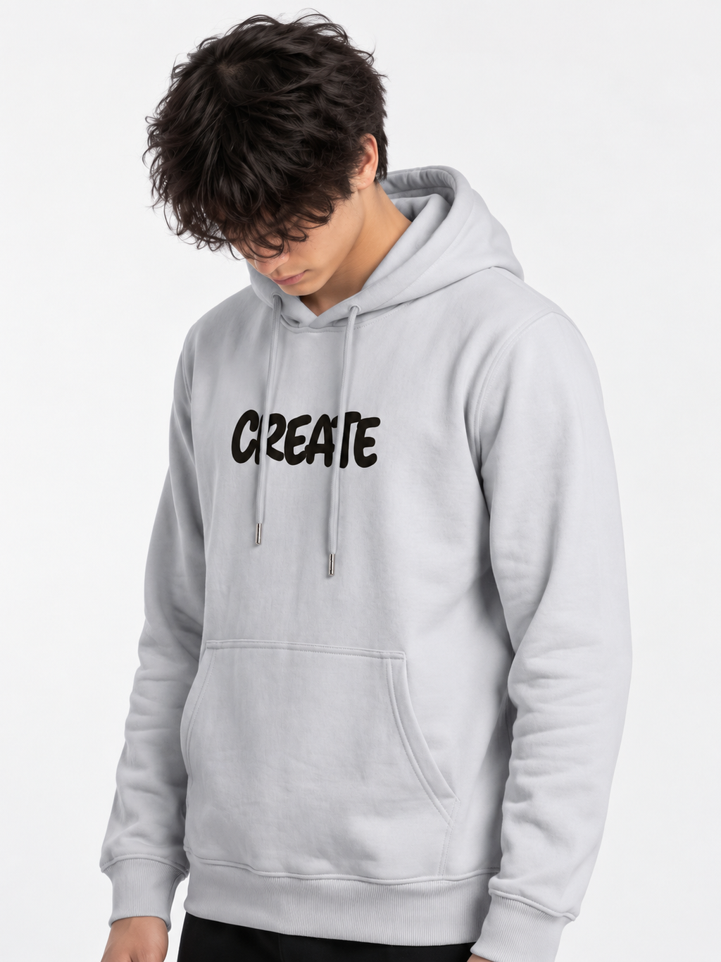 Sweatshirt Hoodie Silver Create