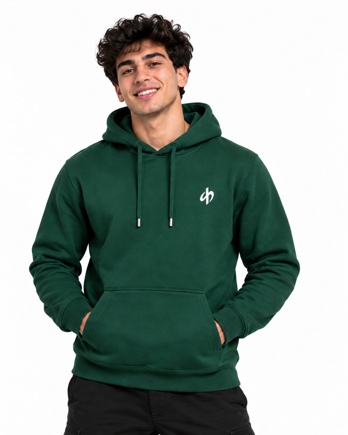 Sweatshirt Hoodie Olive Silver Hawk