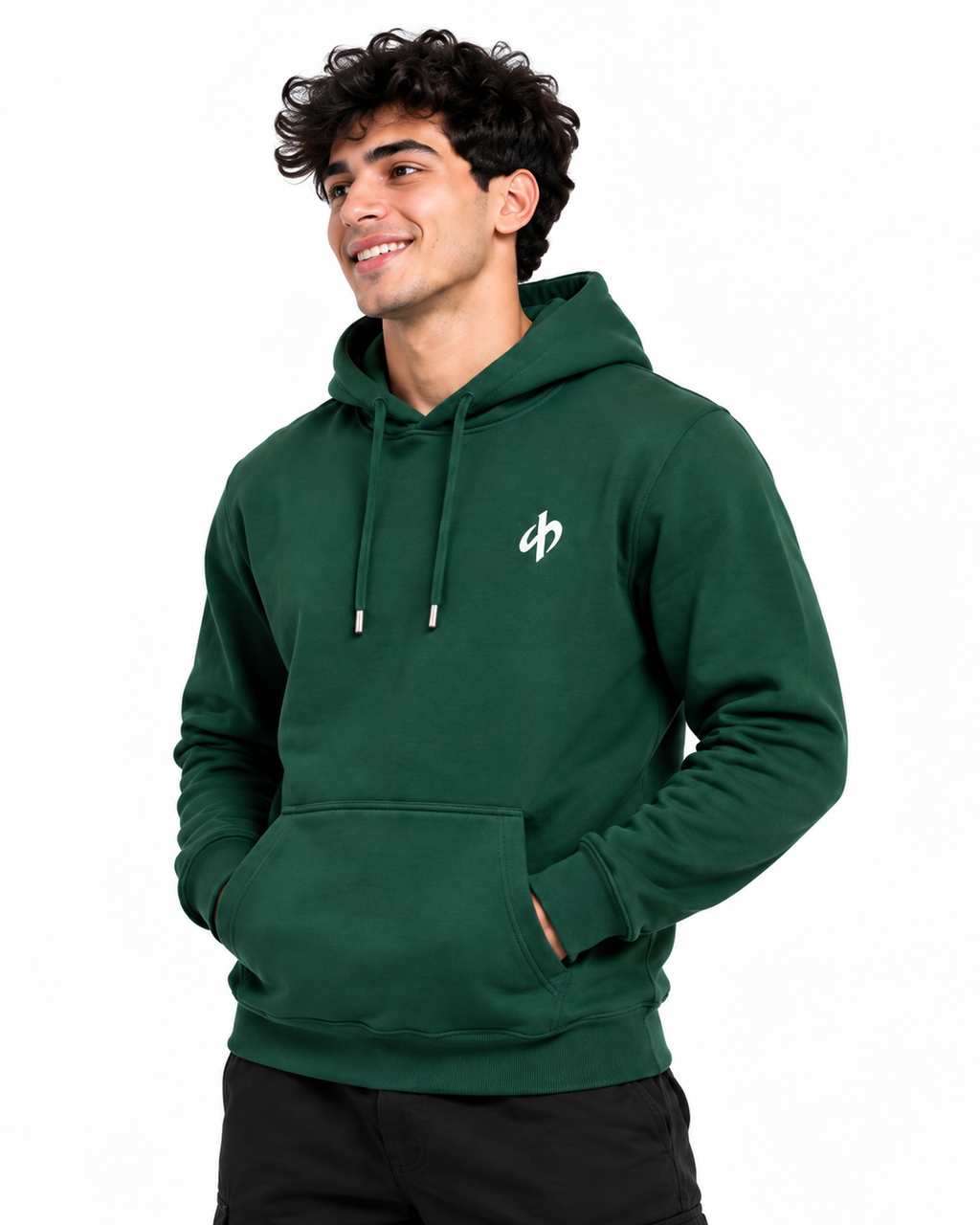 Sweatshirt Hoodie Olive Silver Hawk