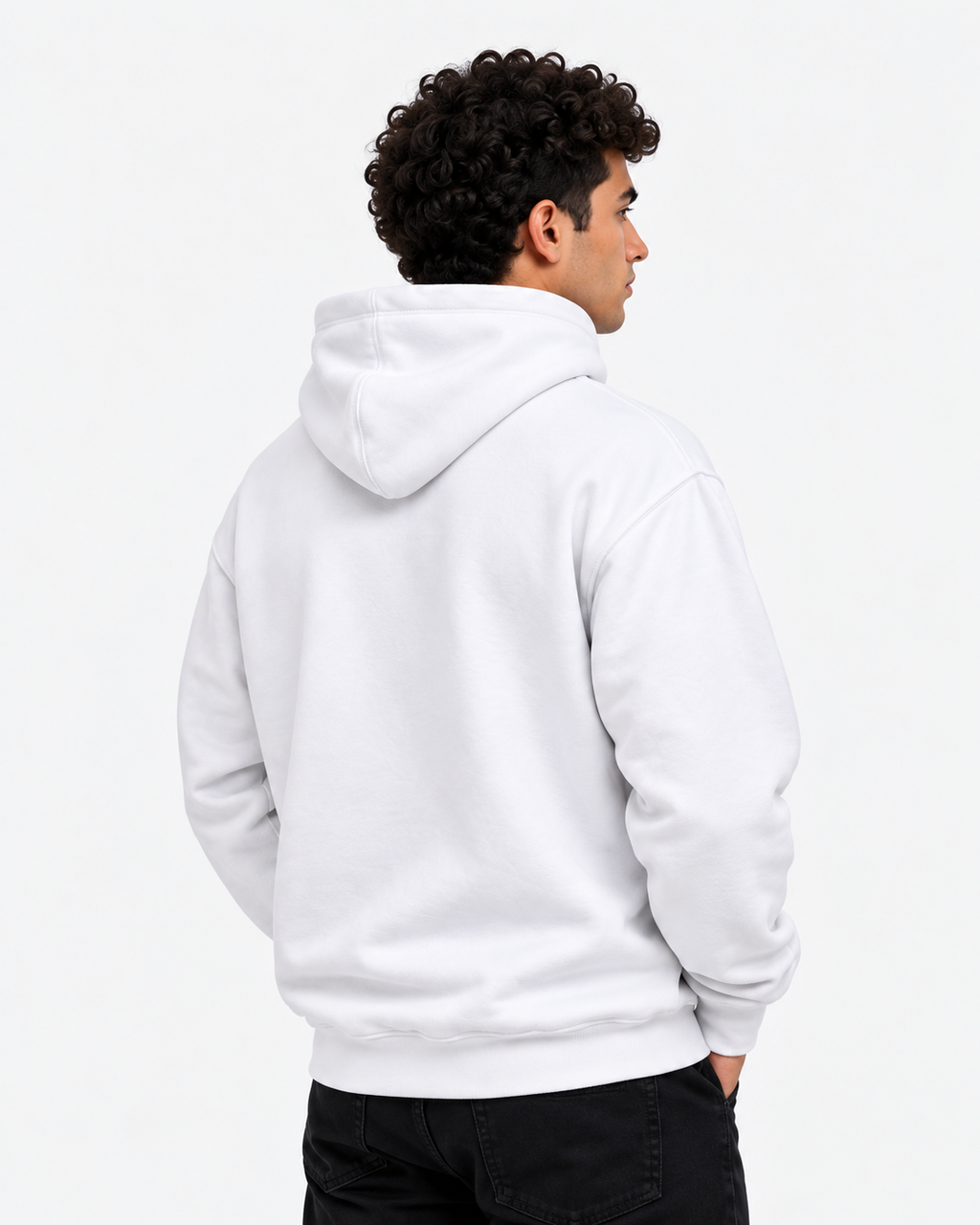 Sweatshirt Hoodie Oversize White