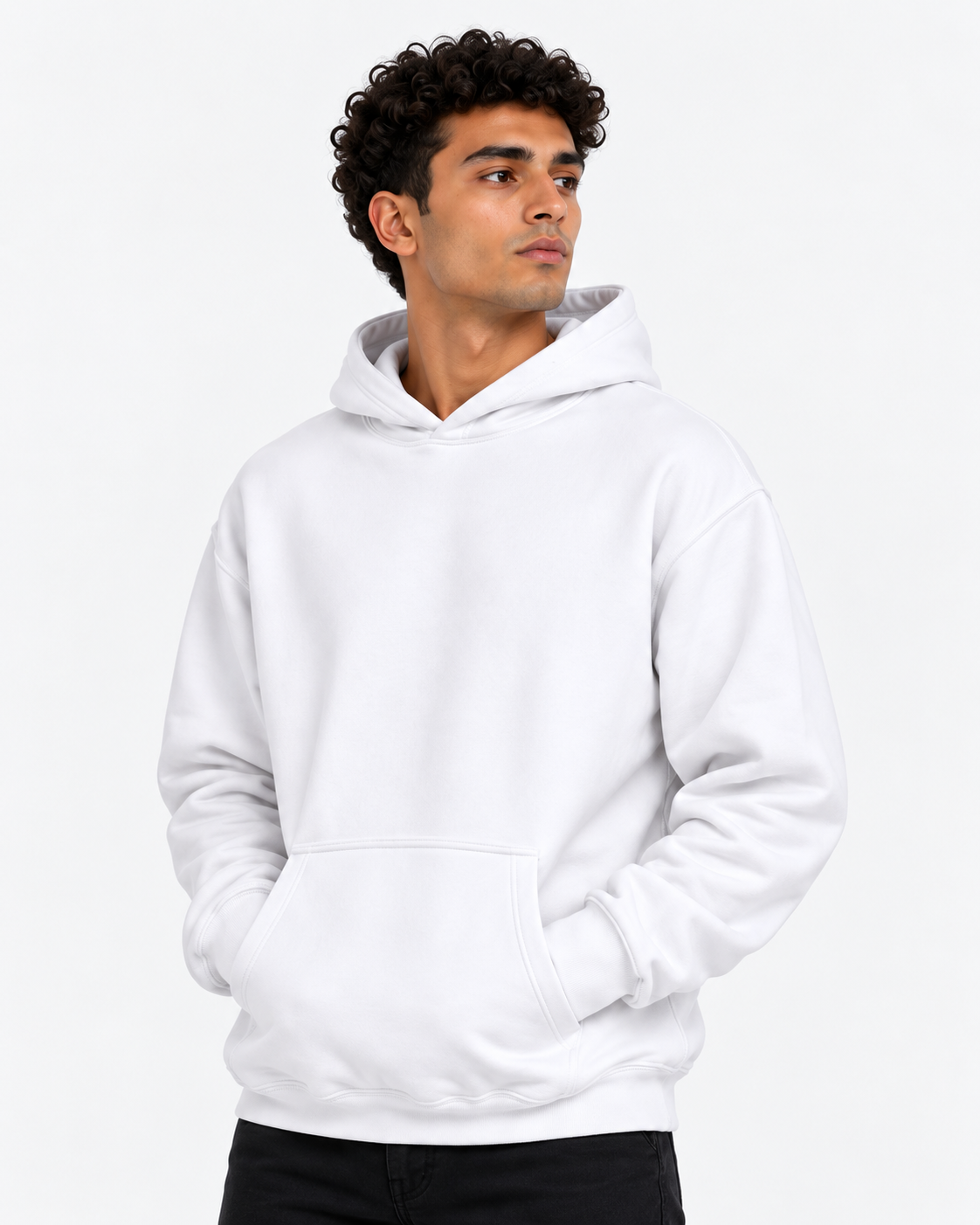 Sweatshirt Hoodie Oversize White
