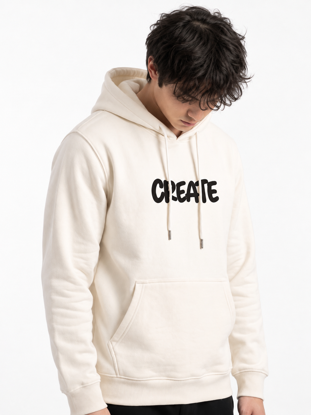 Sweatshirt Hoodie White Create