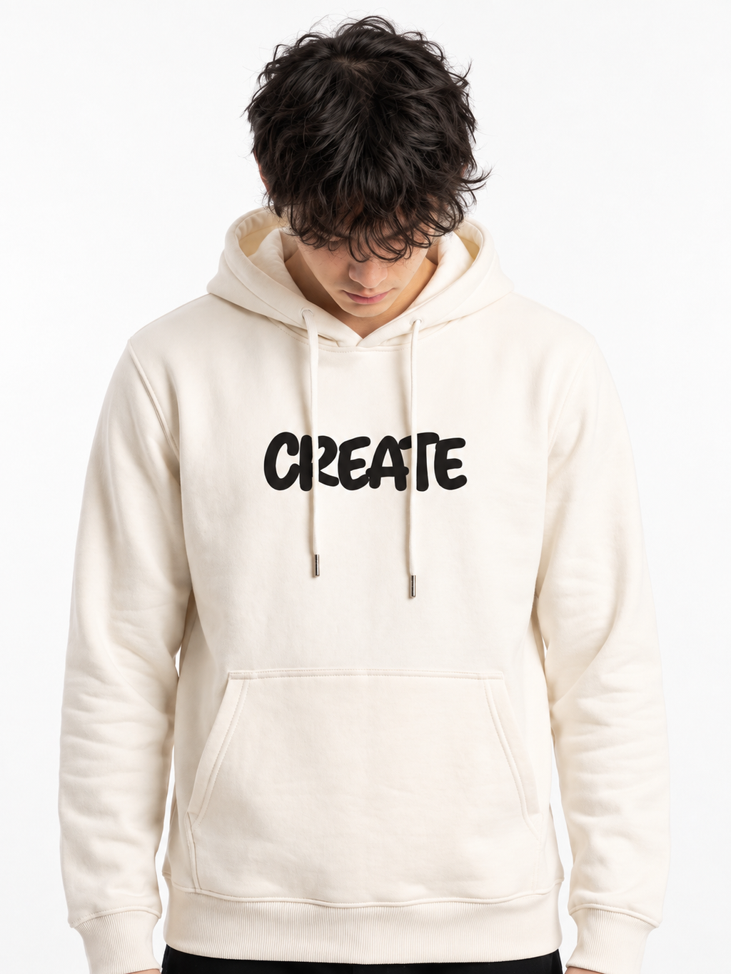 Sweatshirt Hoodie White Create