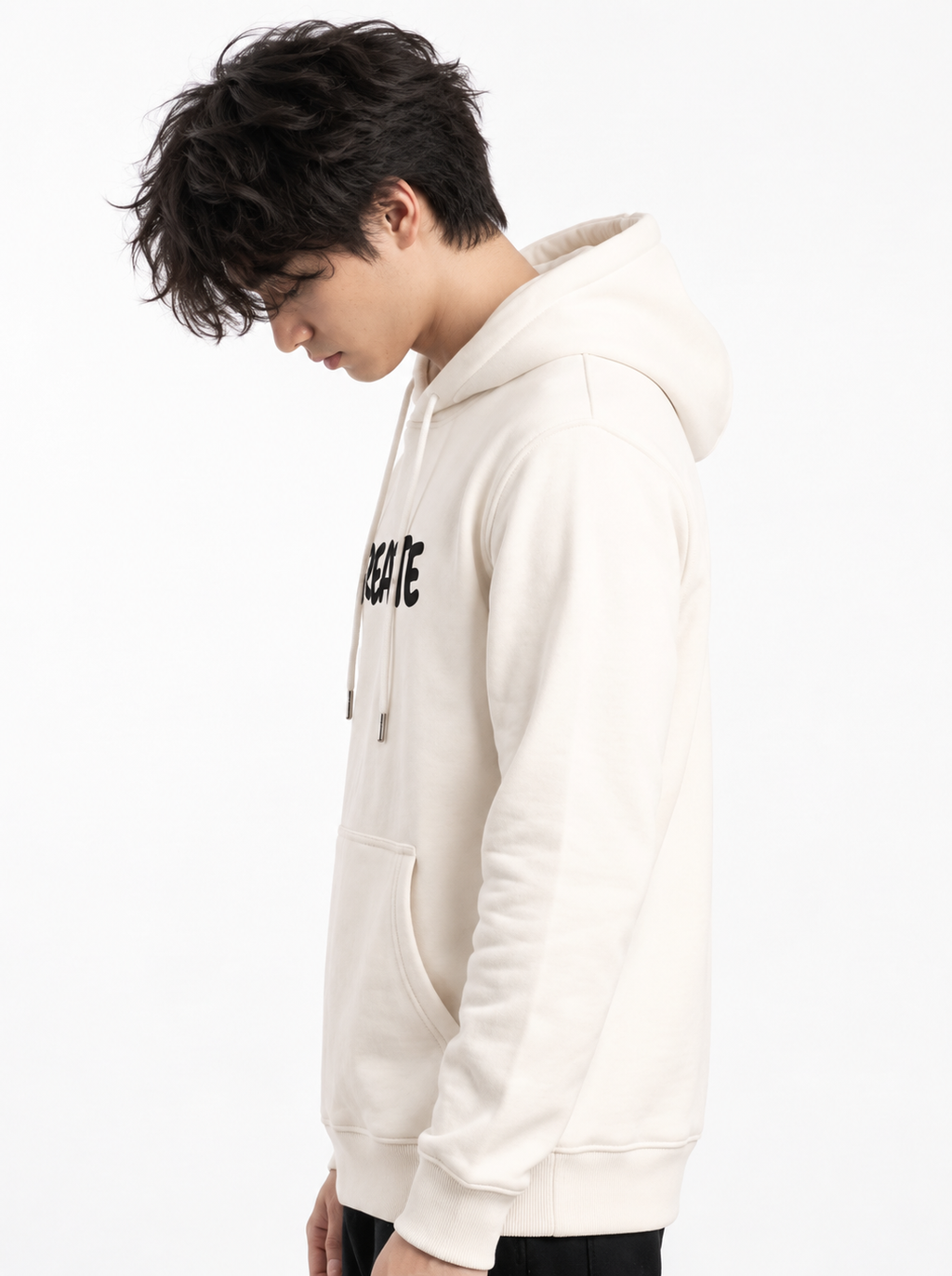 Sweatshirt Hoodie White Create