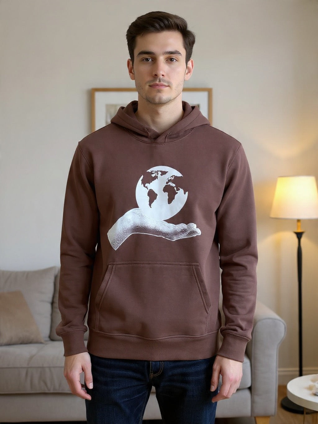 Sweatshirt Hoodie brown world